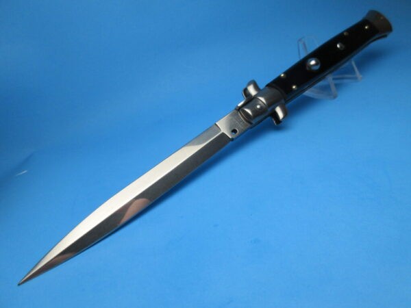 Frank Beltrame 11" Black Acrylic Dagger Switchblade