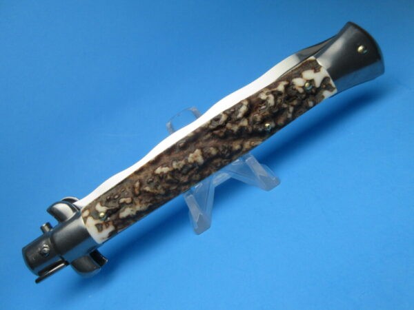 Frank Beltrame 11" Stag Horn Kriss Switchblade