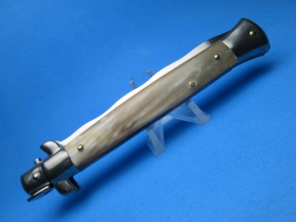 Frank Beltrame 11" Blonde Horn Switchblade with Kriss Blade