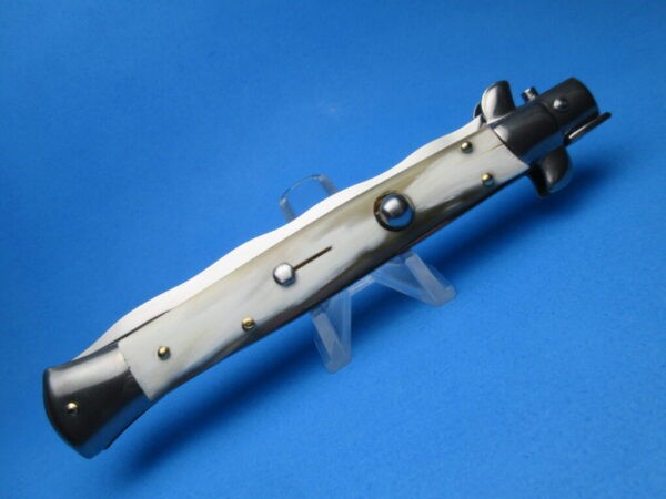 Frank Beltrame 11" Blonde Horn Switchblade with Kriss Blade