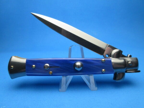 Frank Beltrame 9" Blue Pearlex Dagger