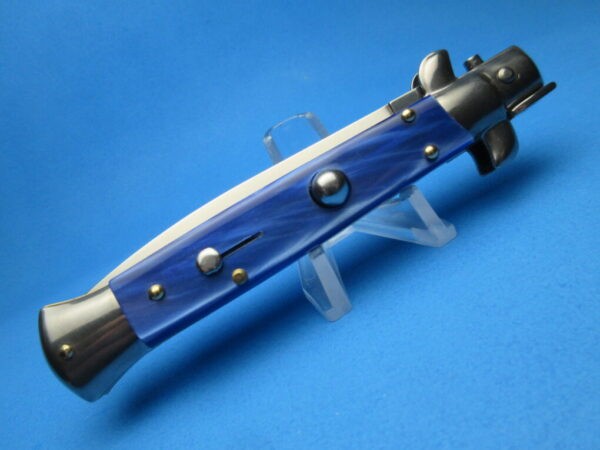 Frank Beltrame 9" Blue Pearlex Dagger
