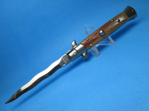 Frank Beltrame 9" Brazilian Horn Kriss Switchblade