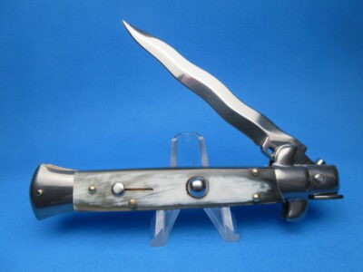 Frank Beltrame 9" Brazilian Horn Kriss Switchblade