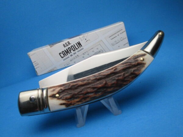 AGA Campolin Stag Diana Leverlock Switchblade