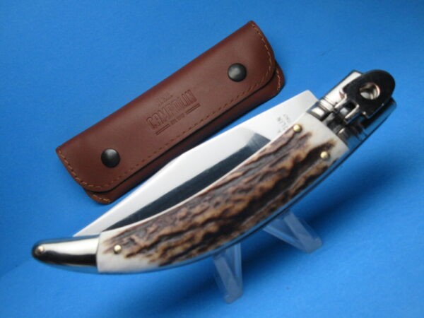 AGA Campolin Stag Diana Leverlock Switchblade