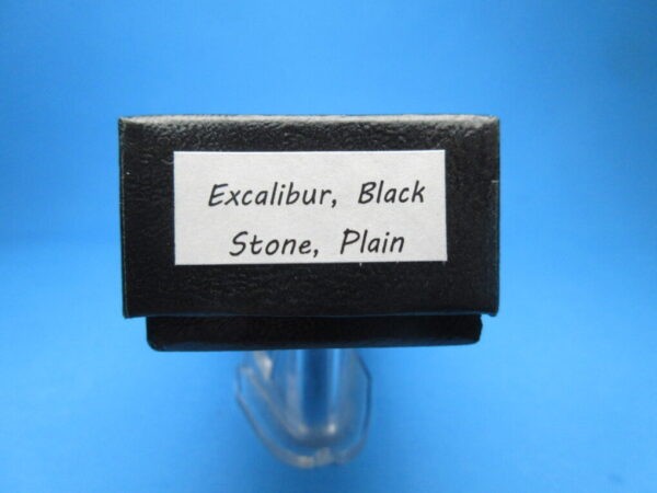 PIRANHA EXCALIBUR BLACK HANDLE STONEWASHED BLADE OTF