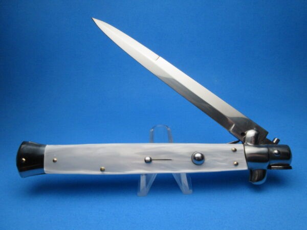 Frank Beltrame 13" White Pearlex Bayonet Switchblade