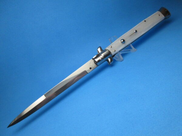 Frank Beltrame 13" White Pearlex Bayonet Switchblade