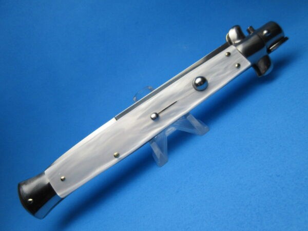 Frank Beltrame 13" White Pearlex Bayonet Switchblade