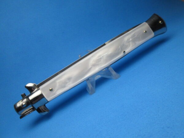 Frank Beltrame 13" White Pearlex Bayonet Switchblade