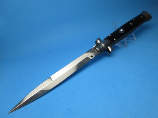 Frank Beltrame 11" Black Acrylic Bayonet Switchblade
