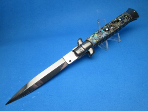 Frank Beltrame 9" Abalone Dagger Switchblade