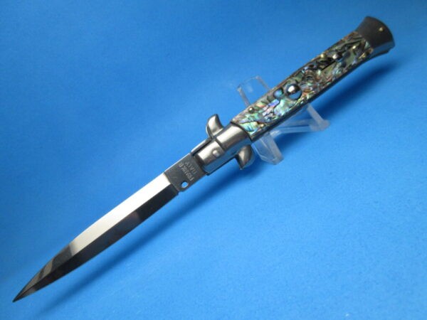 Frank Beltrame 9" Abalone Dagger Switchblade