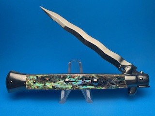 Frank Beltrame 11" Abalone Kriss Switchblade