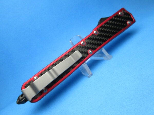 MICHAEL RED DOUBLE EDGE OTF SWITCHBLADE