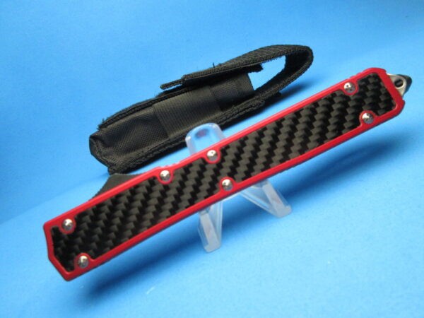 MICHAEL RED DOUBLE EDGE OTF SWITCHBLADE