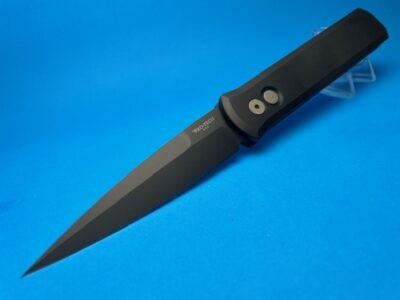 PROTECH GODFATHER 921 BLACK HANDLE TACTICAL BLADE PLAIN EDGE