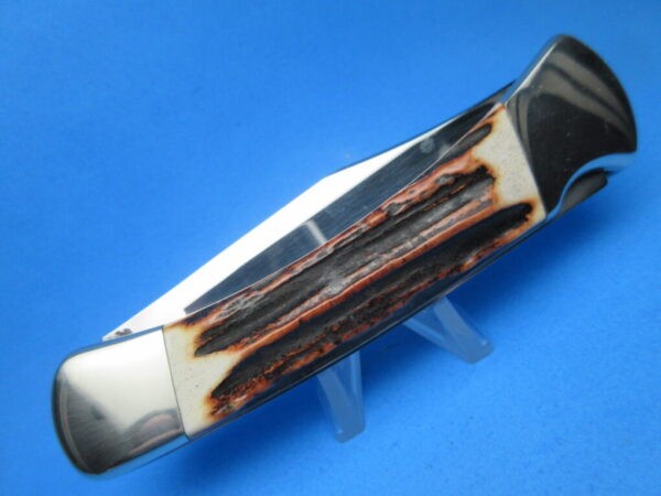 Custom Buck Stag 110 Automatic Conversion Knife #3