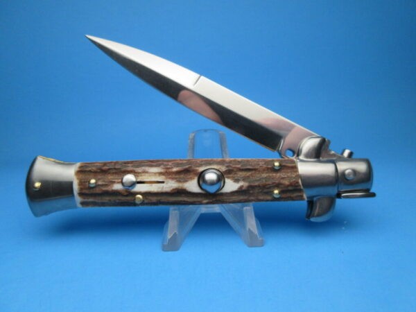 Frank Beltrame 9" Stag Horn Switchblade Bayonet SND