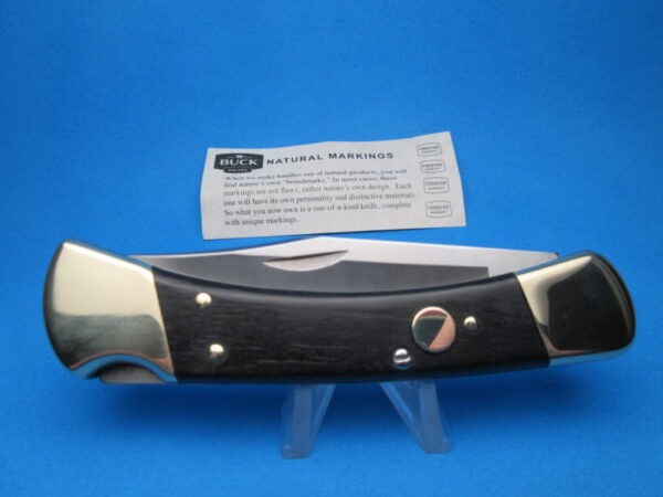 Buck 110 Automatic Conversion Knife Ebonywood