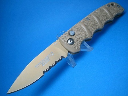 Boker Kalashnikov Desert Handle & Desert Serrated Blade KALS74DES