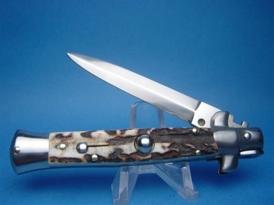 8" AB Italian Stag Horn Dagger