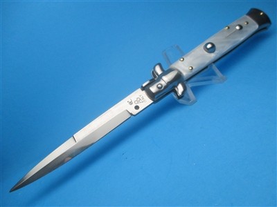 Armando Beltrame 9" White Pearlex Switchblade Bayonet