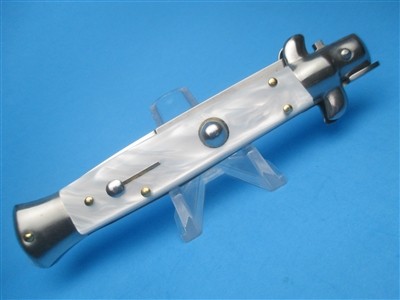 Armando Beltrame 9" White Pearlex Switchblade Bayonet