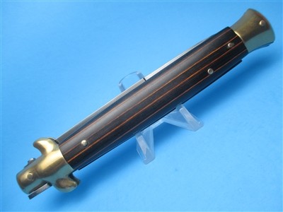 11'' Italian-Style Striped Wood Clone Bayonet
