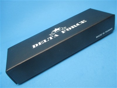 Delta Force Sidewinder Black Handle Black PE Blade EDC Switchblade