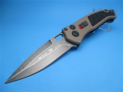 Buck 898 Impact Coyote Tan Switchblade Knife