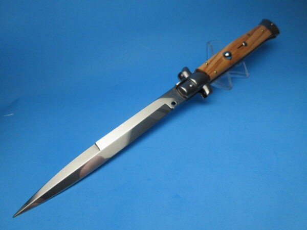 Frank Beltrame 11" Olivewood Bayonet Switchblade