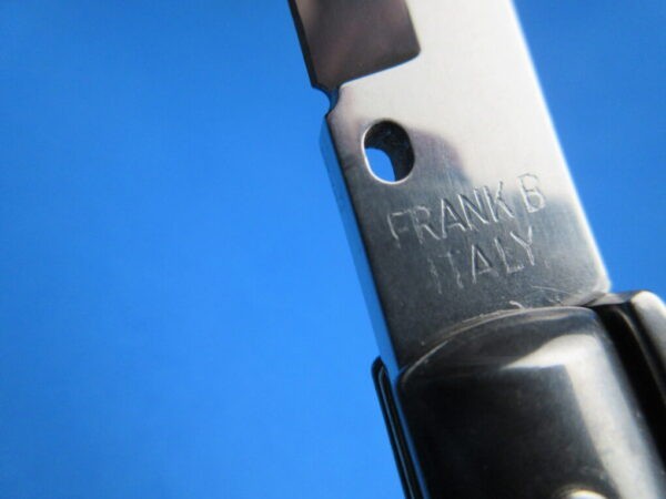Frank Beltrame 11″ Blonde Horn Bayonet Switchblade