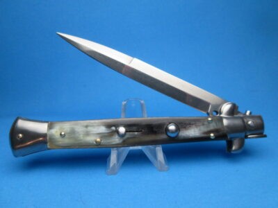 Frank Beltrame 11" Brazilian Horn Bayonet Switchblade