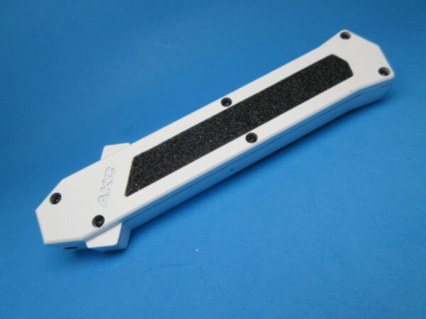 AKC F-16 OTF White Handle Dagger