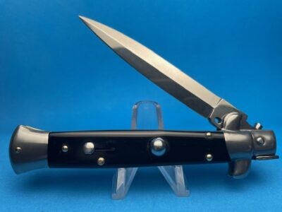 Frank Beltrame 9'' Black Acrylic Dagger Switchblade