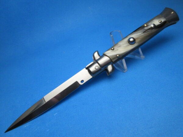 Frank Beltrame 9" Brazilian Horn Bayonet Switchblade