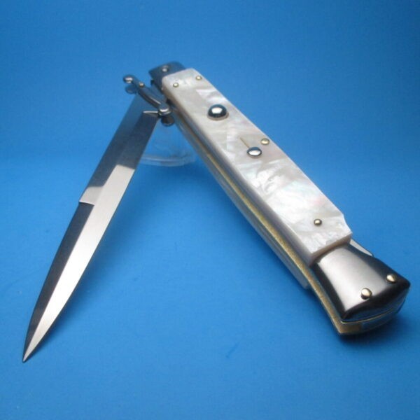 Frank Beltrame 2.0 11" Real Mother Of Pearl Bayonet Swinguard - Image 2