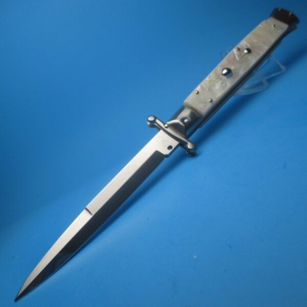 Frank Beltrame 2.0 11" Real Mother Of Pearl Bayonet Swinguard - Image 4