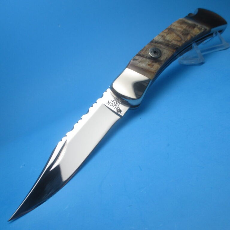 Custom Buck Rams Horn 110 Automatic Conversion Switchblade Knife