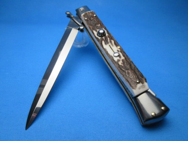Frank Beltrame 11" Stag Horn Dagger Swinguard
