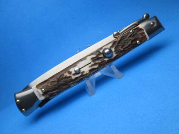 Frank Beltrame 11" Stag Horn Dagger Swinguard