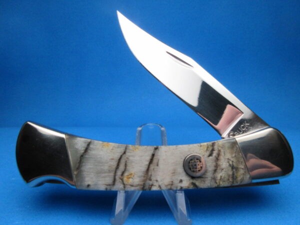 Custom Buck Sambar Stag 110 Automatic Conversion Knife