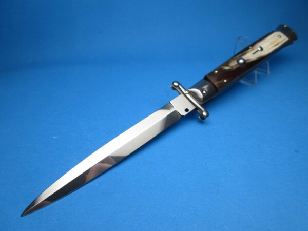 Frank Beltrame 11" Blonde Horn Dagger Swinguard - Image 2