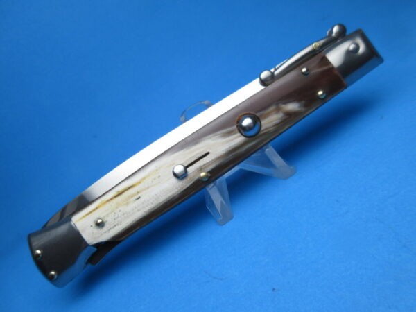 Frank Beltrame 11" Blonde Horn Dagger Swinguard - Image 4