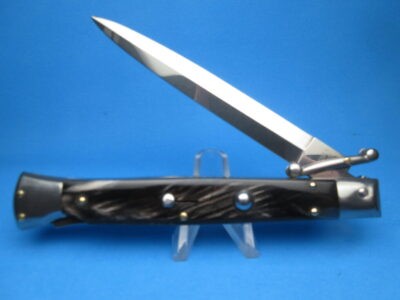Frank Beltrame 11" Buffalo Horn Dagger Swinguard