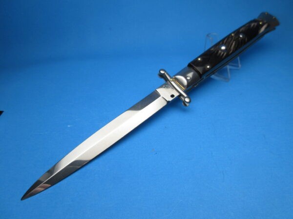Frank Beltrame 11" Buffalo Horn Dagger Swinguard - Image 2