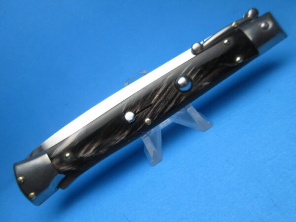 Frank Beltrame 11" Buffalo Horn Dagger Swinguard - Image 4
