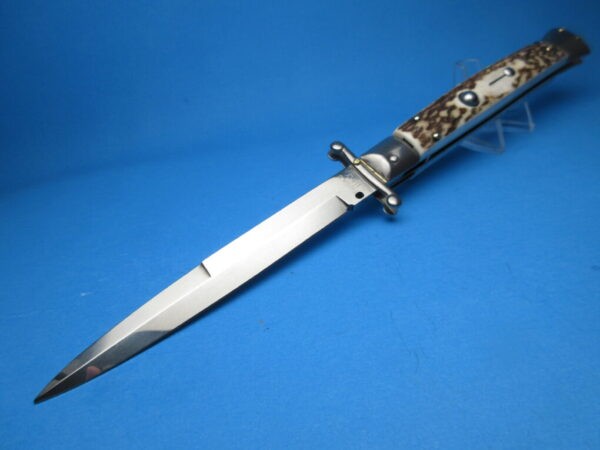 Frank Beltrame 11" Stag Horn Bayonet Swinguard - Image 2